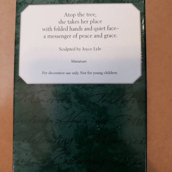 HALLMARK Ornament Victorian Angel tree topper - Picture 3 of 4